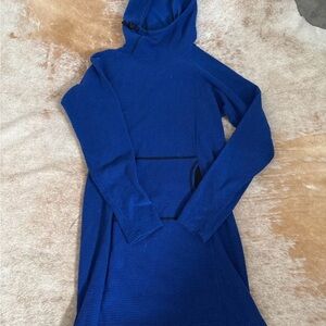 Melanzana Blue Hooded Dress